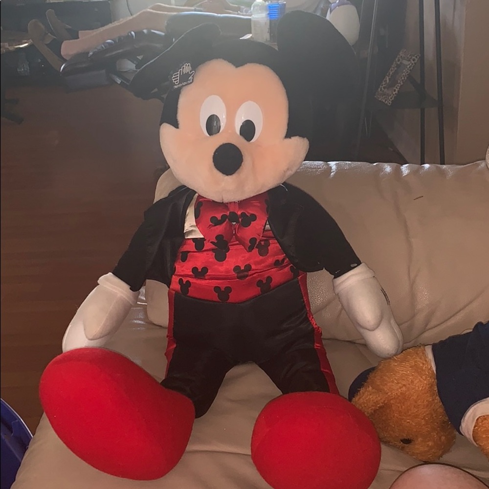 Medium Mickey Mouse stuffed animal collectible